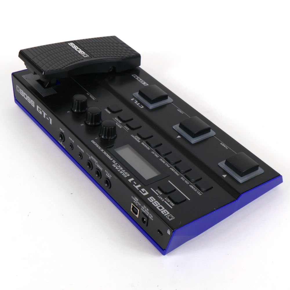 【中古】ボス マルチエフェクター BOSS GT-1 Guitar Effect Processor 左サイド