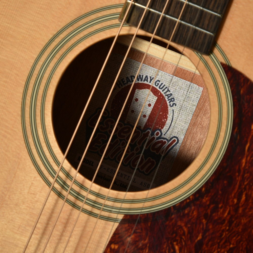 HEADWAY ヘッドウェイ HF-Essential ASB アコースティックギター サウンドホール部