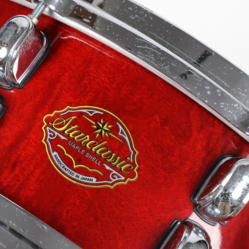 【中古】スネアドラム タマ TAMA SMS1455 STARCLASSIC MAPLE 14x5.5 エンブレム