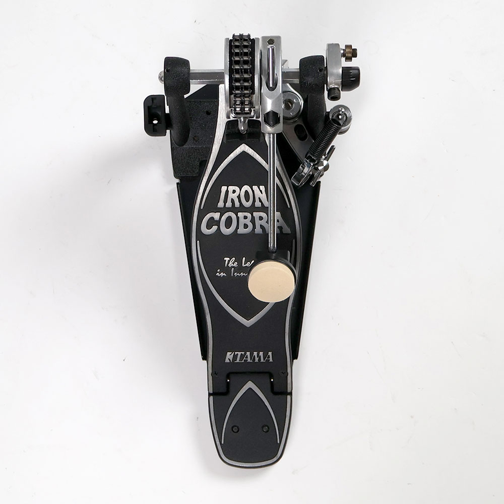 【中古】 ドラムペダル タマ TAMA HP900P Iron Cobra Power Glide ドラムペダル 正面