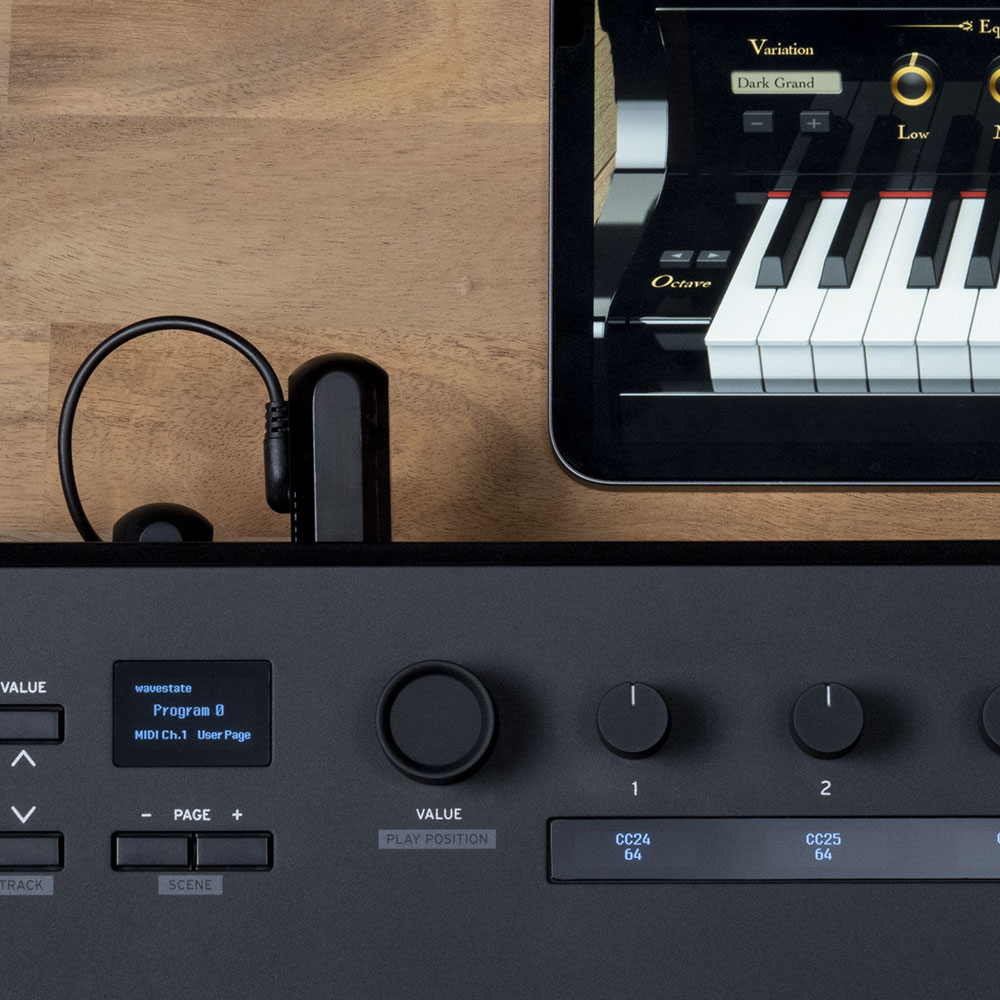 KORG BM-1 Bluetooth MIDI Adapter MIDIインターフェース 使用イメージ