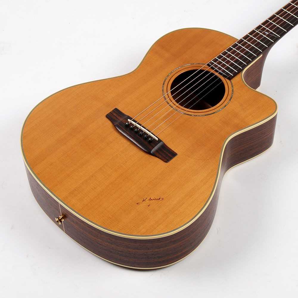 【中古】 アコースティックギター K.Yairi RF-95C 2008年製 カッタウェイ仕様 Kヤイリ ハードケース付き ボディ