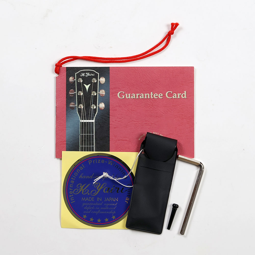 【中古】 アコースティックギター K.Yairi RF-95C 2008年製 カッタウェイ仕様 Kヤイリ ハードケース付き 付属品