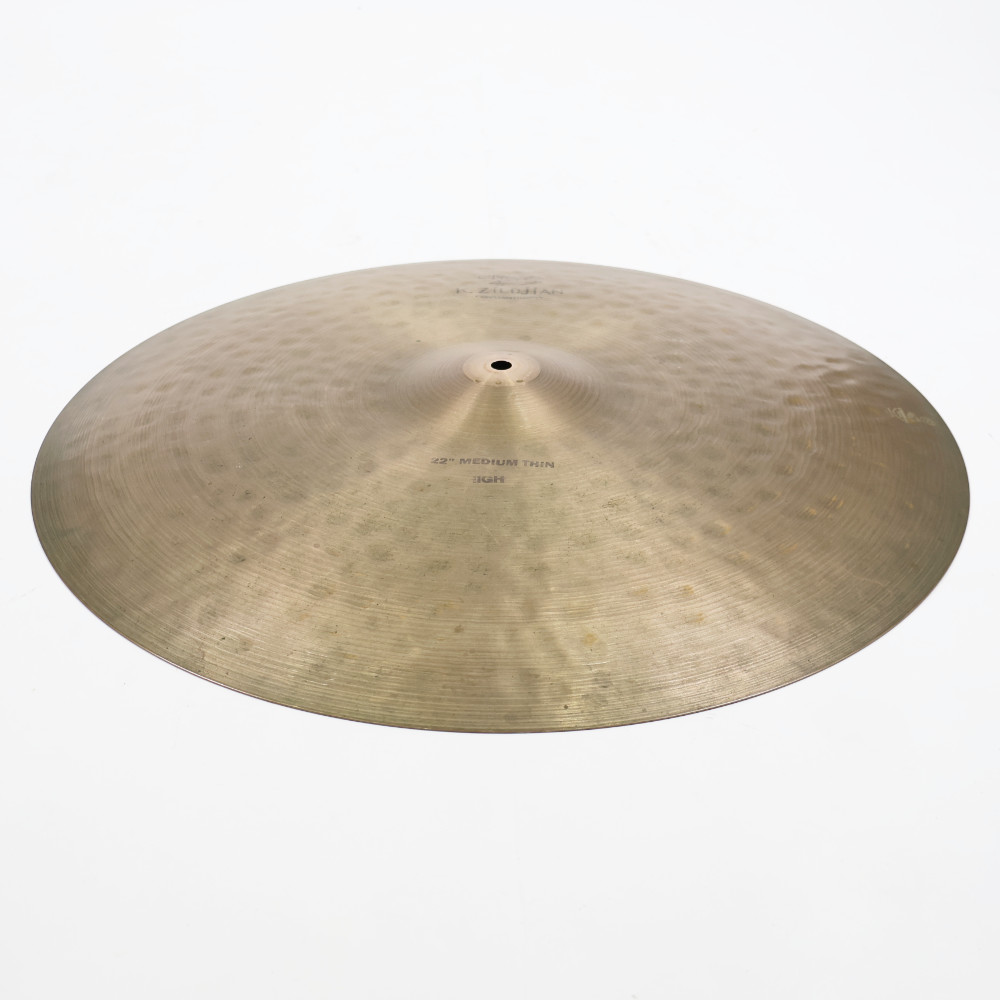 【中古】 ライドシンバル ジルジャン ZILDJIAN K CONSTANTINOPLE MEDIUM THIN RIDE HIGH 22インチ 本体画像 斜め 