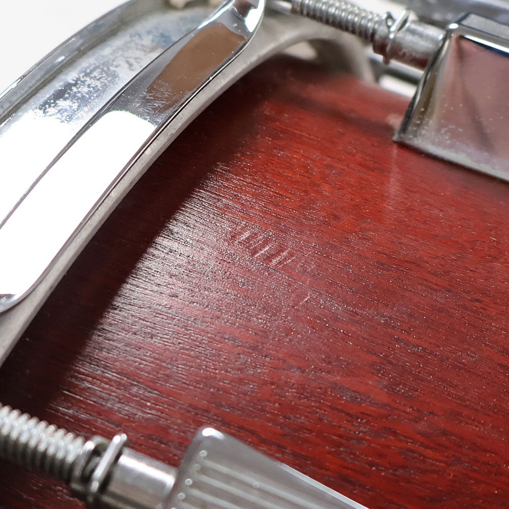 【中古】 スネアドラム ソナー SONOR D-516MR Phonic Series 14×6.5 マホガニーカラー 傷