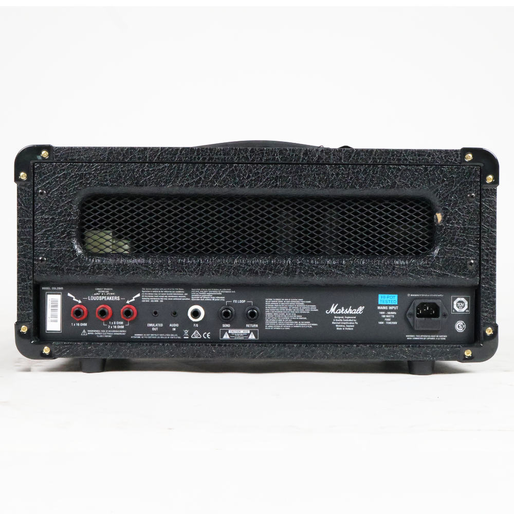 【中古】 マーシャル MARSHALL DSL20H ギターアンプヘッド 真空管アンプ 本体画像 裏 