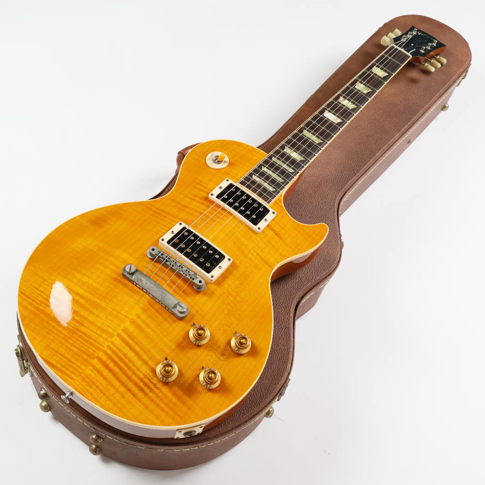 【中古】 エレキギター Gibson Les Paul Classic Plus Trans Amber 1994年製 ギブソン レスポールクラシックプラス トランスアンバー