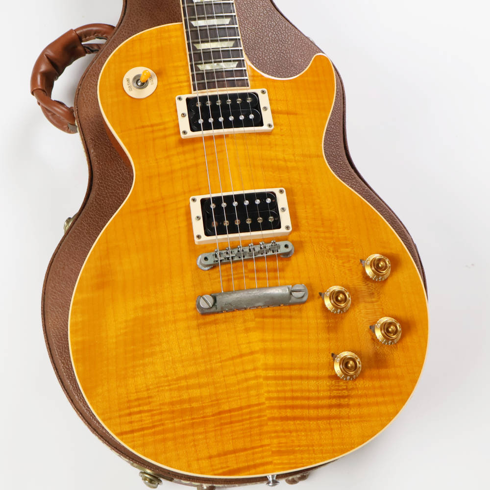 【中古】 エレキギター Gibson Les Paul Classic Plus Trans Amber 1994年製 ギブソン レスポールクラシックプラス トランスアンバー ボディ画像 