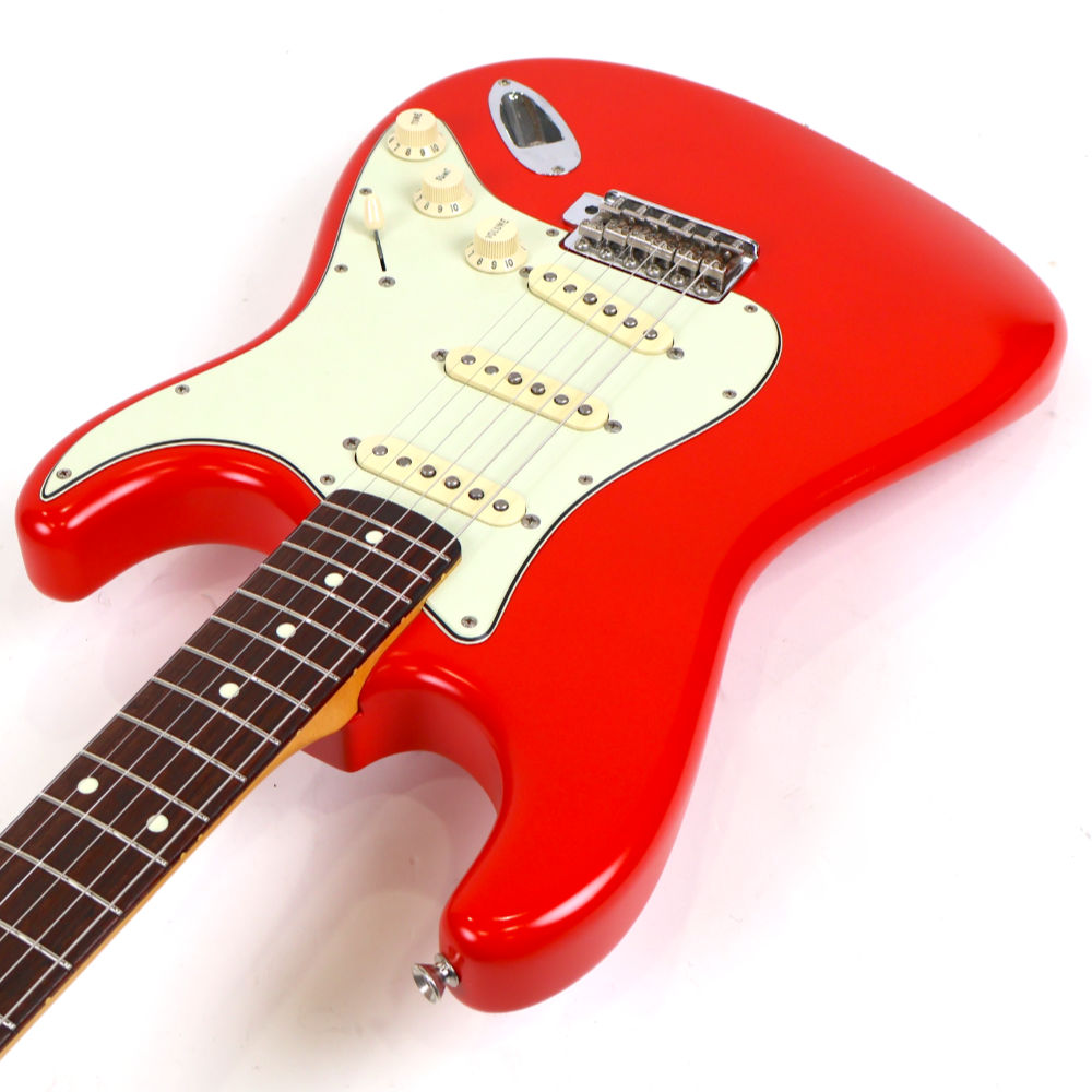 【中古】 エレキギター Fender Souichiro Yamauchi Stratocaster Fiesta Red ストラトキャスター 日本製 2023年製 フジファブリック カッタウェイ側