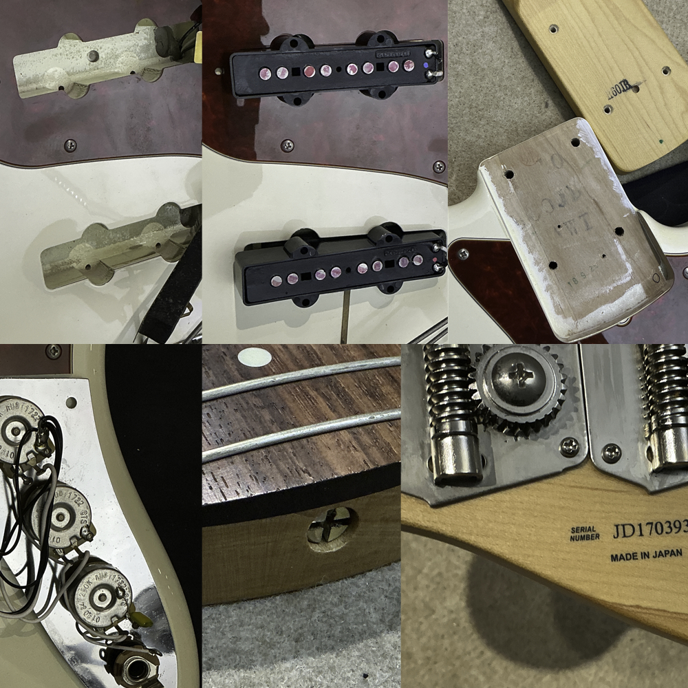 【中古】 エレキベース Fender Made in Japan Hybrid ’60s Jazz Bass Rosewood Fingerboard Arctic White 2018年製 USピックアップ搭載 フェンダー ジャズベース キャビティー