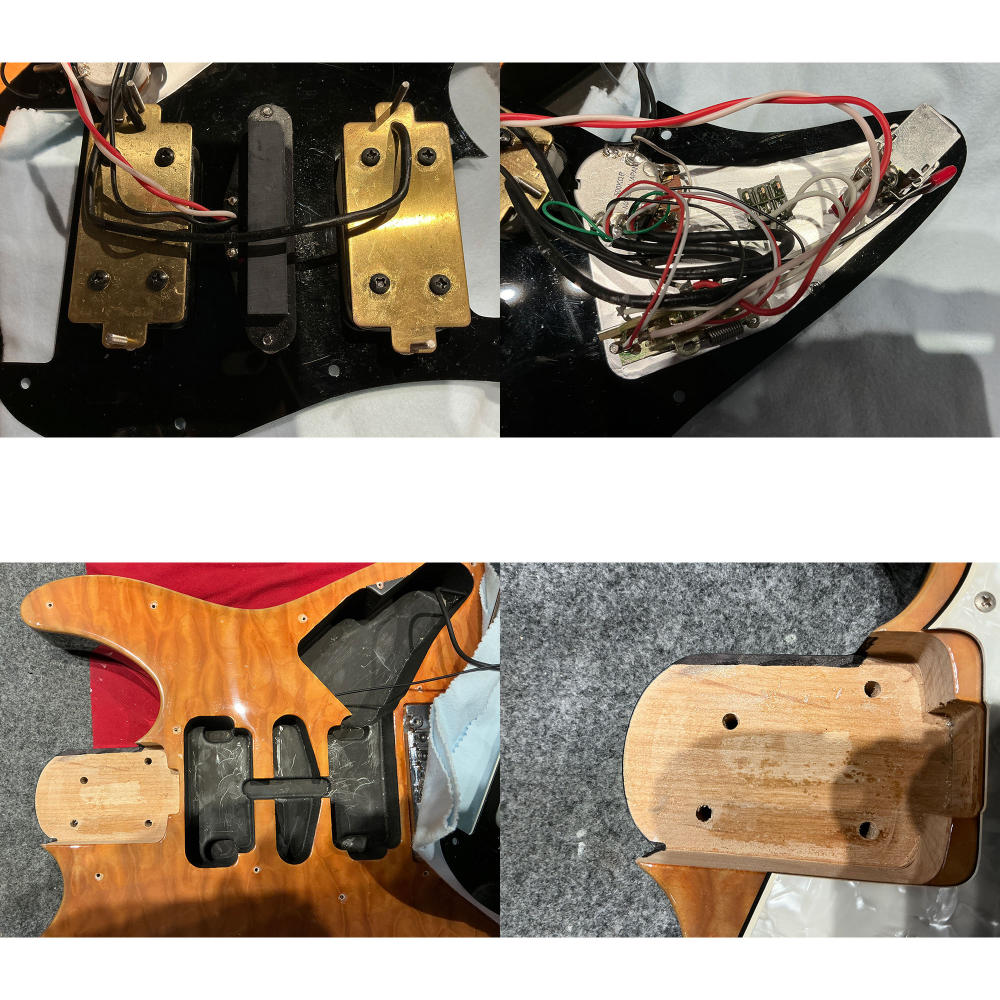 【中古】 エレキギター SCHECTER SD-2-24-AL Amber シェクター 塗装白濁あり ピックアップ