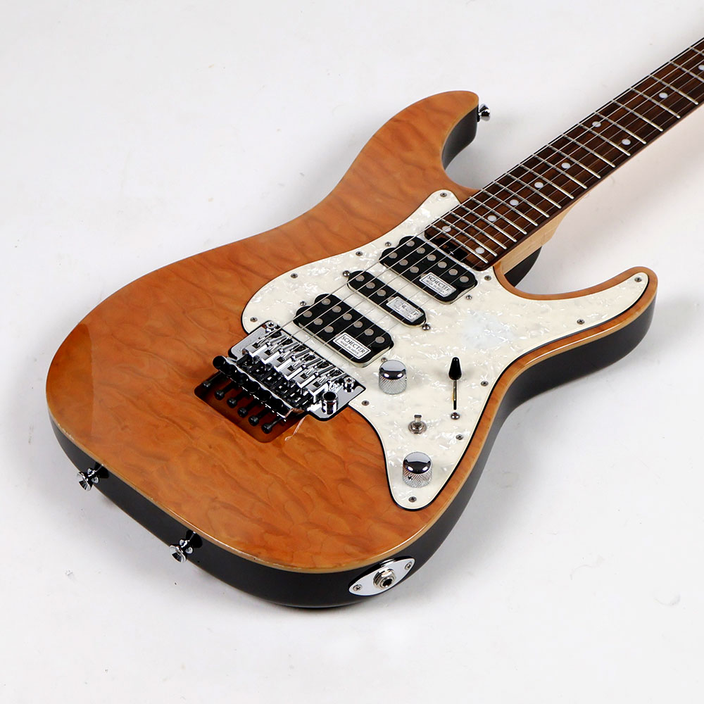 【中古】 エレキギター SCHECTER SD-2-24-AL Amber シェクター 塗装白濁あり ボディ
