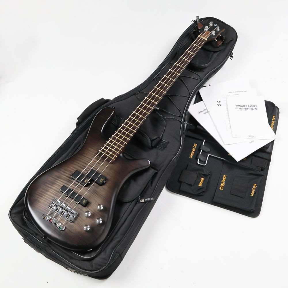 【中古】 WARWICK ワーウィック CUSTOM SHOP Streamer LX 4st Bleached Nirvana Blackburst Transparent Satin 2017年製 ストリーマー エレキベース