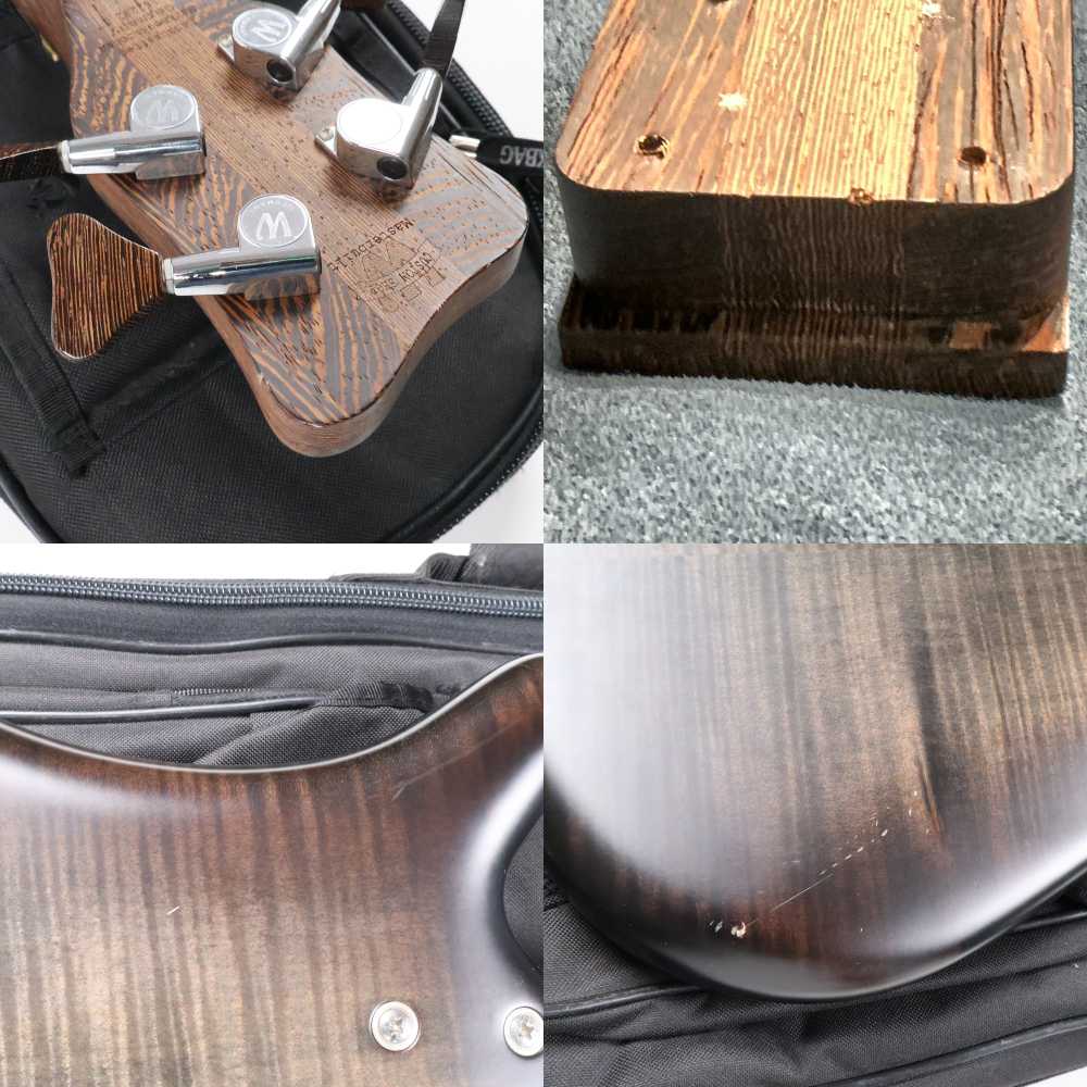 【中古】 WARWICK ワーウィック CUSTOM SHOP Streamer LX 4st Bleached Nirvana Blackburst Transparent Satin 2017年製 ストリーマー エレキベース 傷