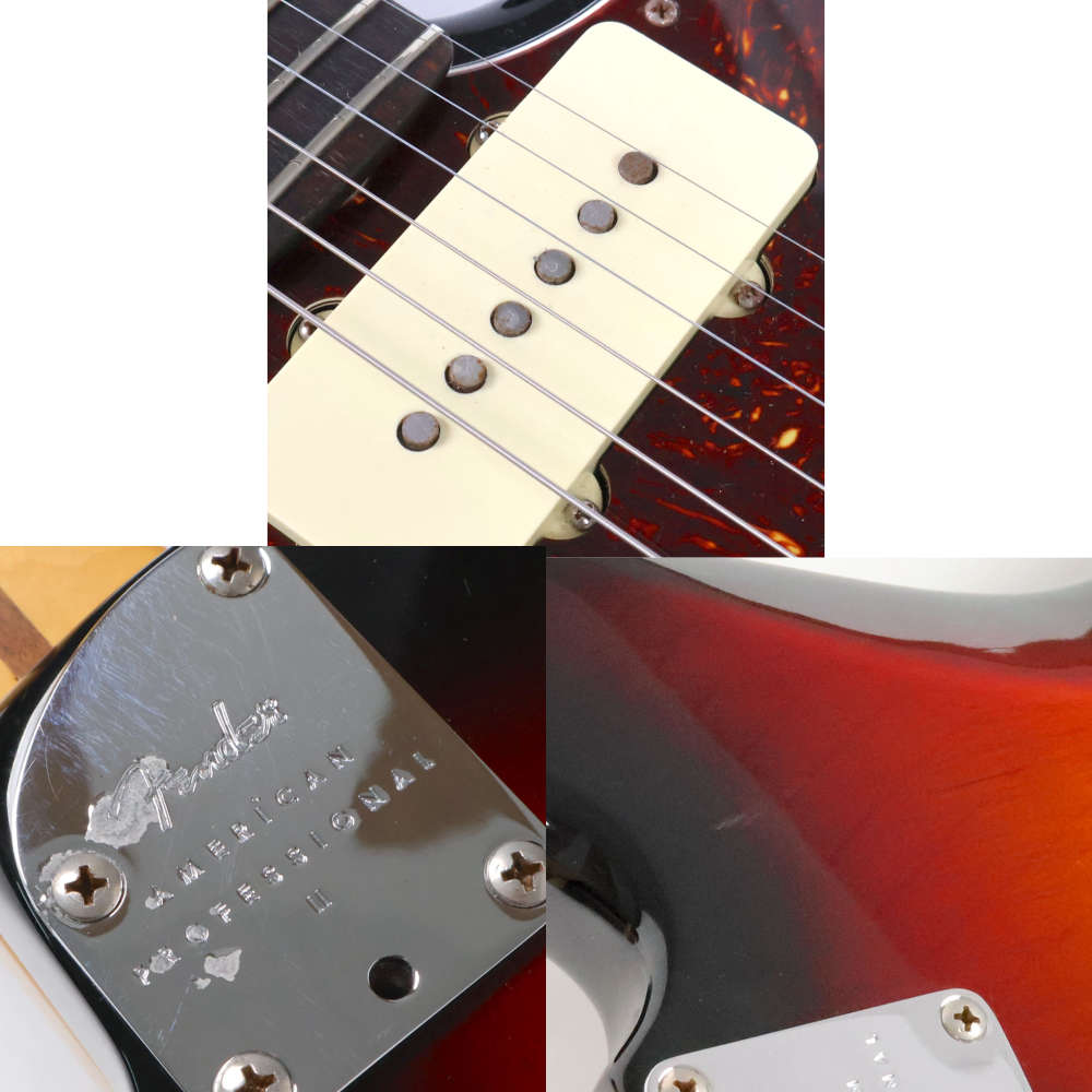 【中古】エレキギター Fender American Professional II Jazzmaster Rosewood Fingerboard 3-Color Sunburst 2023年製 フェンダー ジャズマスター アメリカンプロフェッショナル2 傷