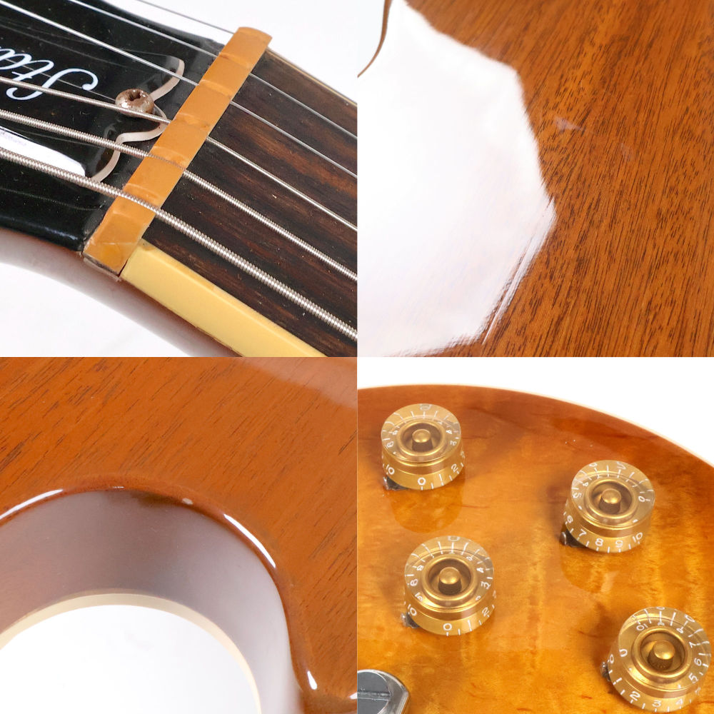 【中古】 エレキギター Gibson Les Paul Standard 50s Figured Top Dirty Lemon Burst 2022年製 ギブソン レスポールスタンダード ダーティーレモンバースト 傷、パーツ交換