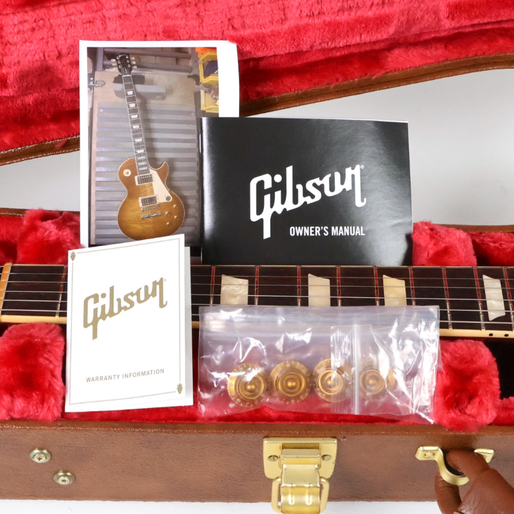 【中古】 エレキギター Gibson Les Paul Standard 50s Figured Top Dirty Lemon Burst 2022年製 ギブソン レスポールスタンダード ダーティーレモンバースト 付属品