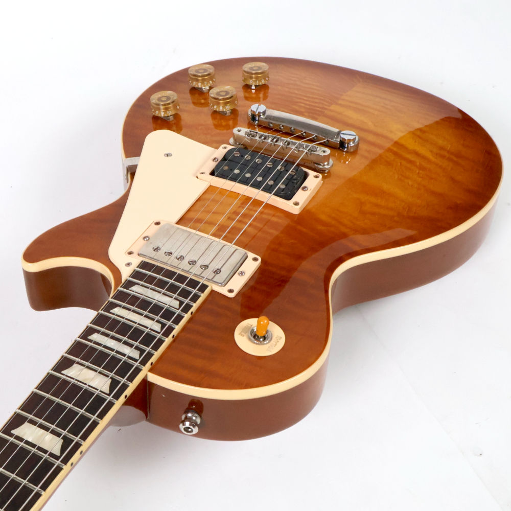 【中古】 エレキギター Gibson Les Paul Standard 50s Figured Top Dirty Lemon Burst 2022年製 ギブソン レスポールスタンダード ダーティーレモンバースト ネックジョイント側