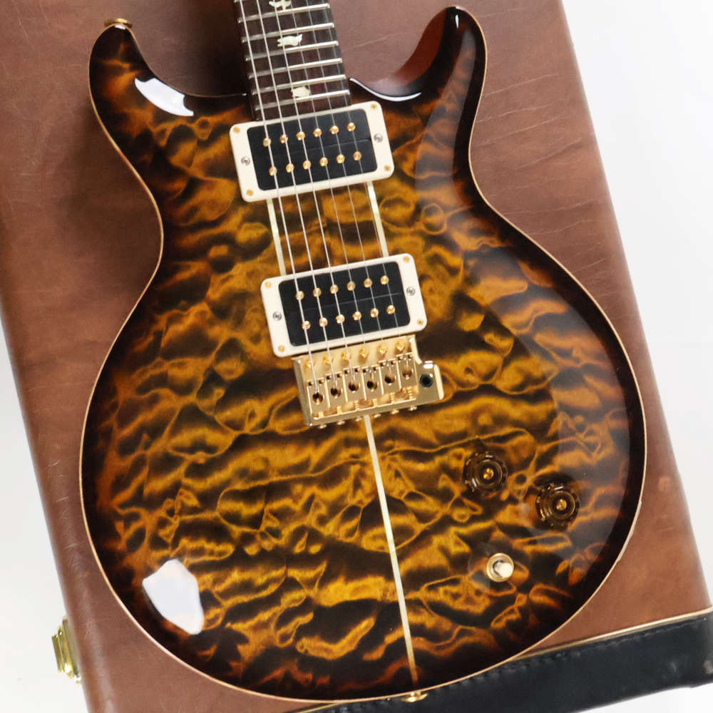 【中古】 エレキギター PRS Private Stock Santana II Tiger Eye Burst #4527 2014年製 3.92kg ハカランダネック ハカランダ指板 Paul Reed Smith Brazilian Rosewood Neck & FingerBoard ボディ画像 