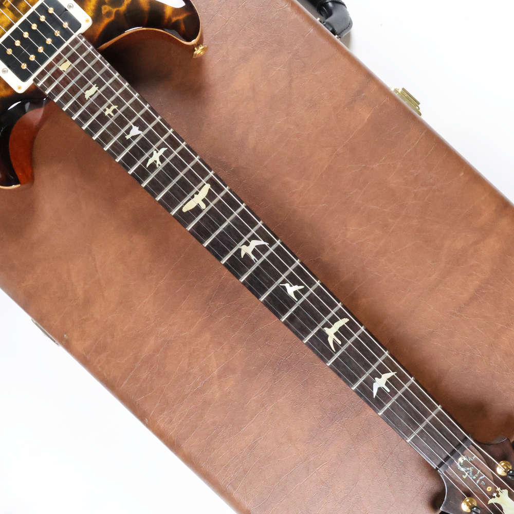 【中古】 エレキギター PRS Private Stock Santana II Tiger Eye Burst #4527 2014年製 3.92kg ハカランダネック ハカランダ指板 Paul Reed Smith Brazilian Rosewood Neck & FingerBoard ネック