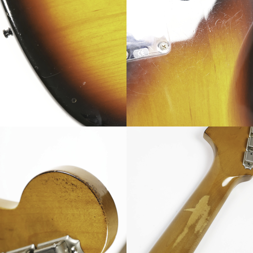 【中古】フェンダー ジャズマスター FENDER AMERICAN VINTAGE ’62 JAZZMASTER 3TS 1999年製 エレキギター 塗装剥げ