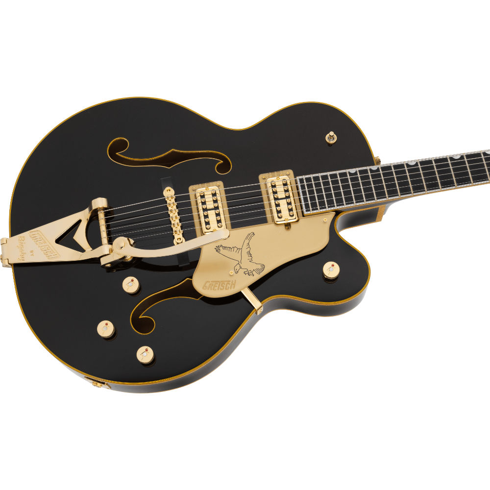 Gretsch グレッチ Falcon Hollow Body with String-Thru Bigsby and Gold Hardware Ebony Fingerboard Tokyo Midnight Sparkle エレキギター トップ