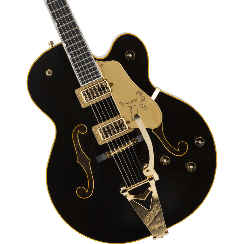 Gretsch グレッチ Falcon Hollow Body with String-Thru Bigsby and Gold Hardware Ebony Fingerboard Tokyo Midnight Sparkle エレキギター 正面