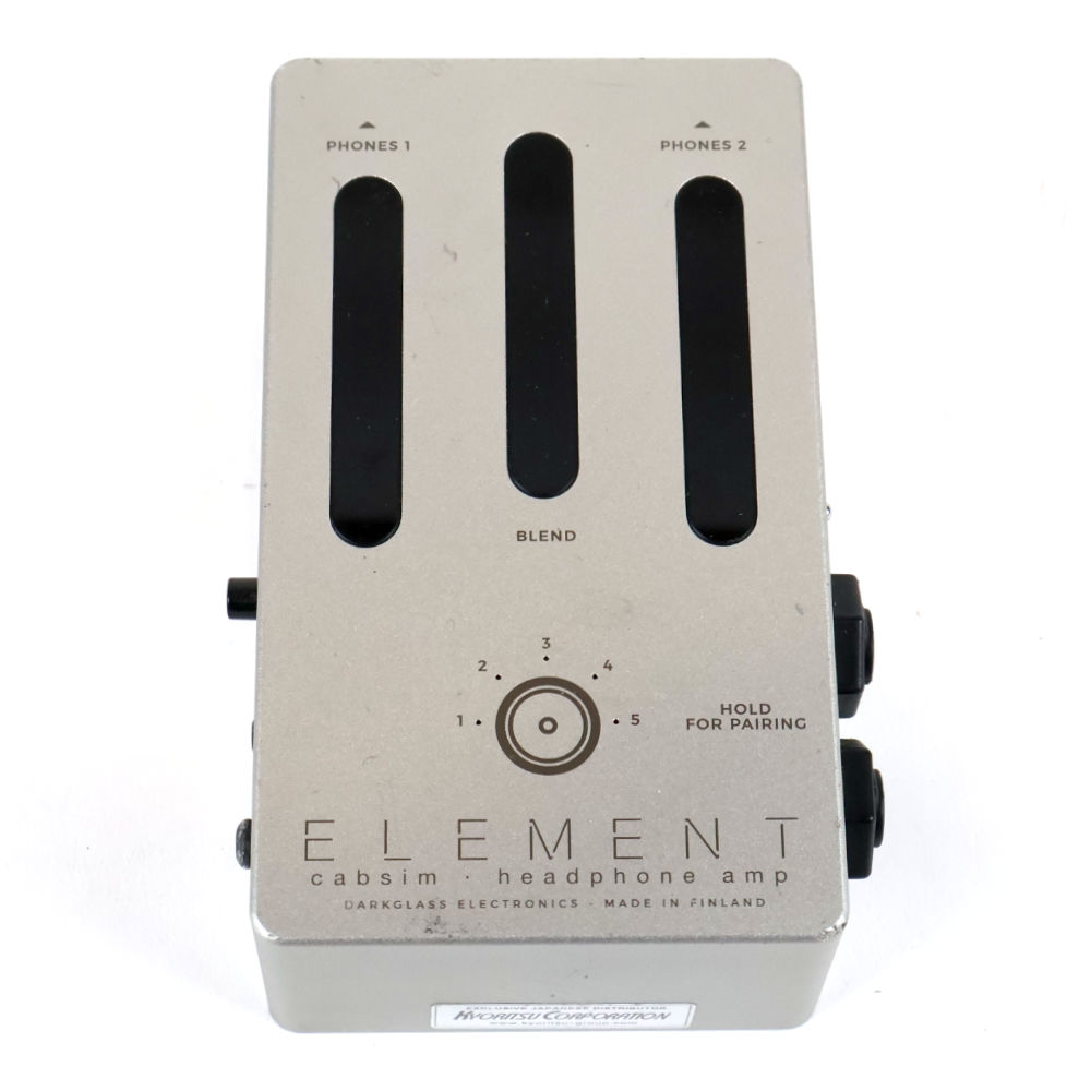 【中古】 Darkglass Electronics ELEMENT ヘッドフォンアンプ IRキャビネットシミュレーター 正面