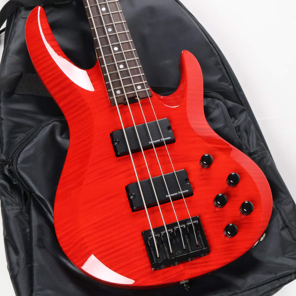 【中古】 エレキベース ESP BTL ROSELIA LISA See Thru Red BanG Dream! バンドリ ロゼリア 今井リサモデル ボディ画像 
