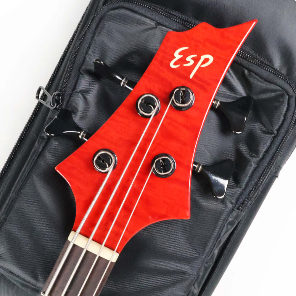 【中古】 エレキベース ESP BTL ROSELIA LISA See Thru Red BanG Dream! バンドリ ロゼリア 今井リサモデル ヘッド画像