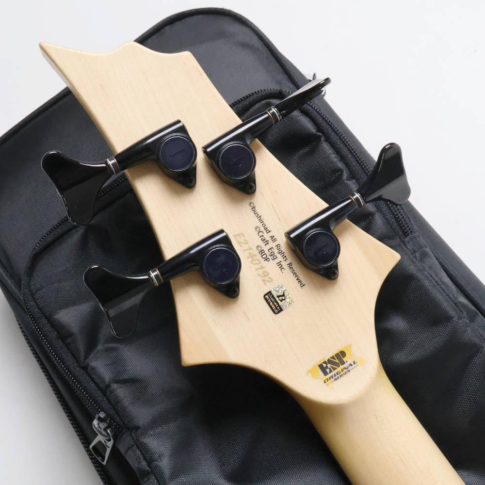 【中古】 エレキベース ESP BTL ROSELIA LISA See Thru Red BanG Dream! バンドリ ロゼリア 今井リサモデル ヘッド裏画像