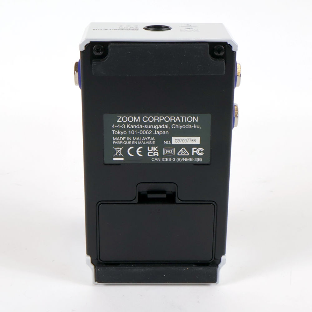 【中古】 ギター マルチエフェクター ZOOM ズーム MultiStomp MS-50G+ マルチストンプボックス 裏面