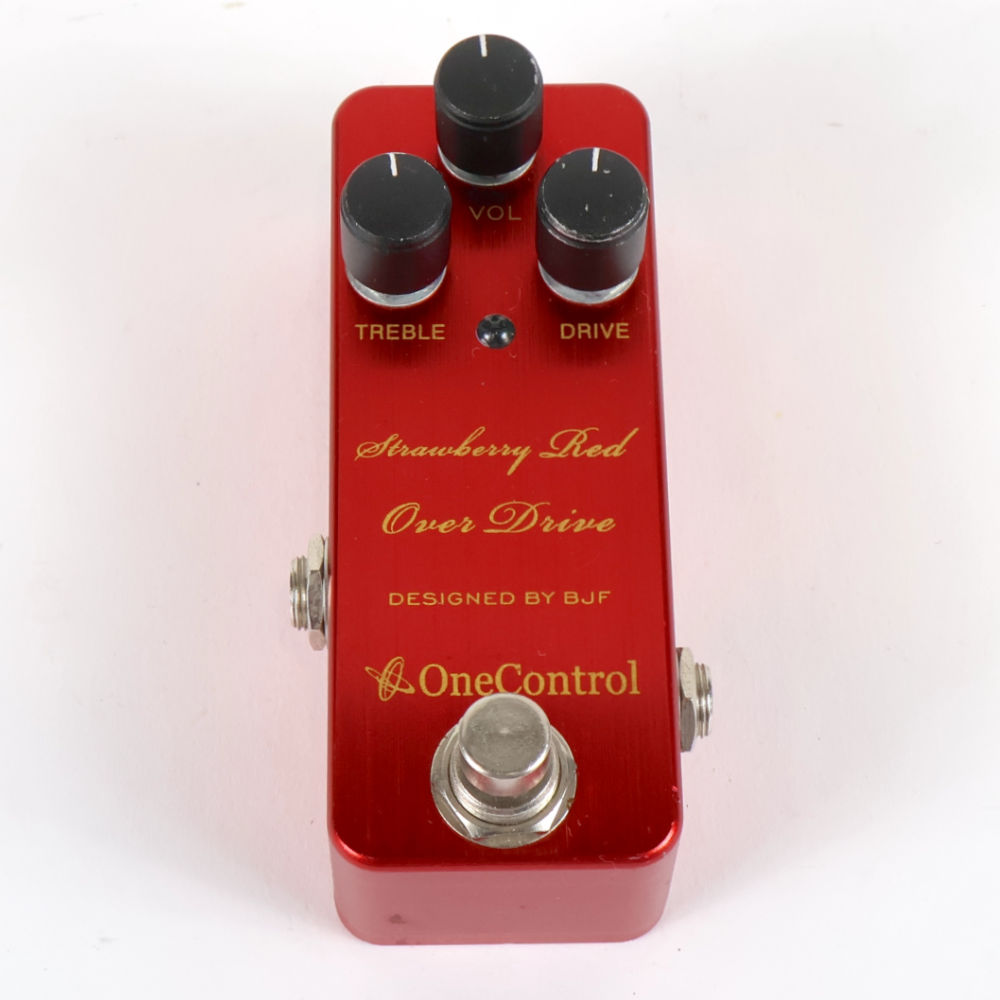 【中古】 オーバードライブ ONE CONTROL STRAWBERRY RED OVER DRIVE ワンコントロール ストロベリーレッド ワンコン 正面