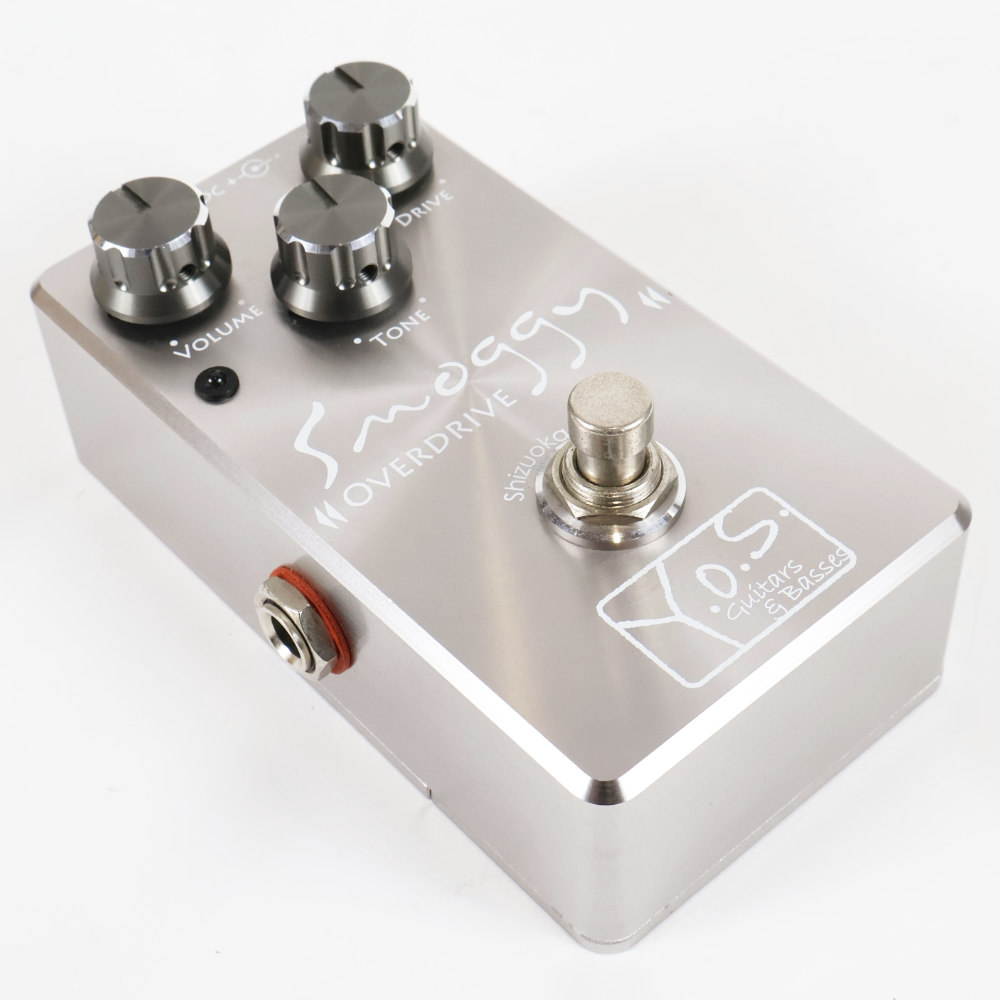 【中古】 Y.O.S.ギター工房 Smoggy OVERDRIVE オーバードライブ ギターエフェクター 本体画像 斜め