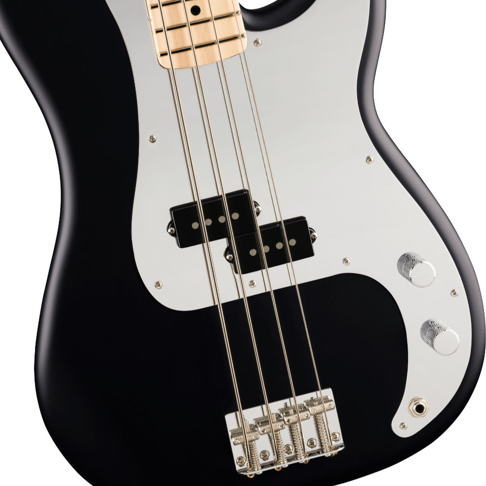 Fender フェンダー Limited Edition 50th Anniversary Steve Harris Precision Bass MN Satin Black エレキベース プレシジョンベース ボディアップ画像