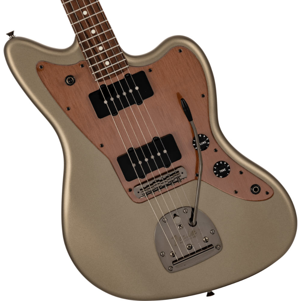 Fender フェンダー Made in Japan Hybrid II 2026 Collection Jazzmaster RW Matte Champagne Mirage エレキギター ジャズマスター ボディ画像