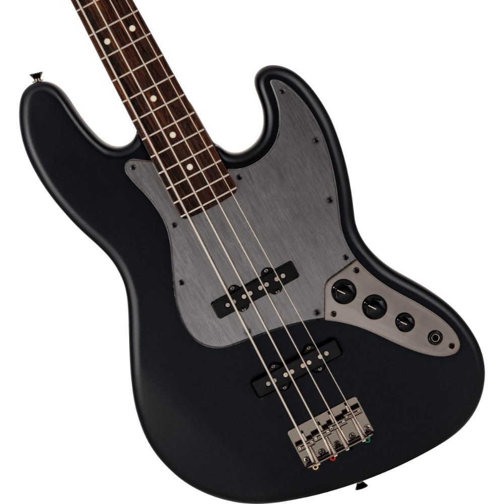 Fender フェンダー Made in Japan Hybrid II 2026 Collection Jazz Bass RW Matte Phantom Black エレキベース ジャズベース ボディ画像