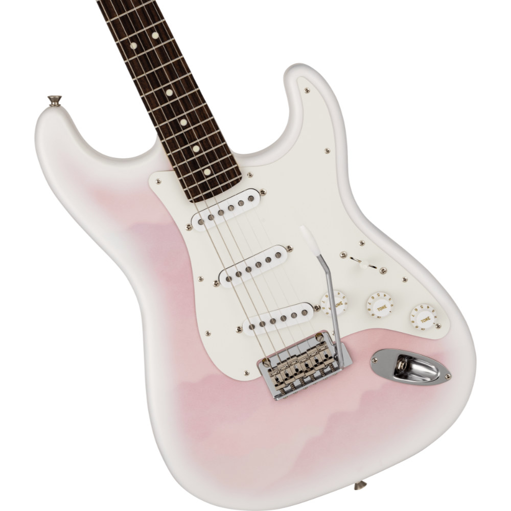 Fender フェンダー Made in Japan Hybrid II 2026 Collection Stratocaster RW Pink Mist エレキギター ストラトキャスター ボディ画像