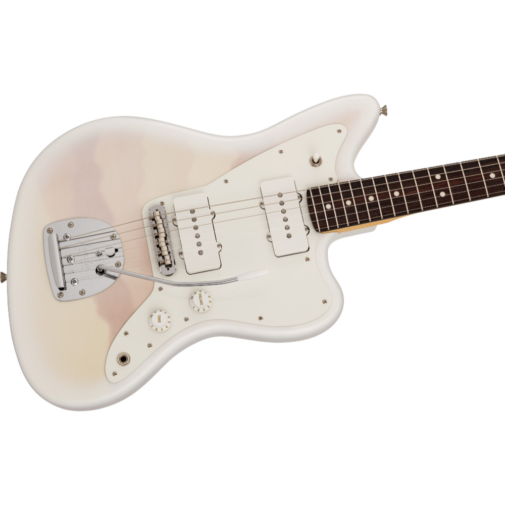 Fender フェンダー Made in Japan Hybrid II 2026 Collection Jazzmaster RW Yellow Mist エレキギター ジャズマスター ボディ斜めアングル画像