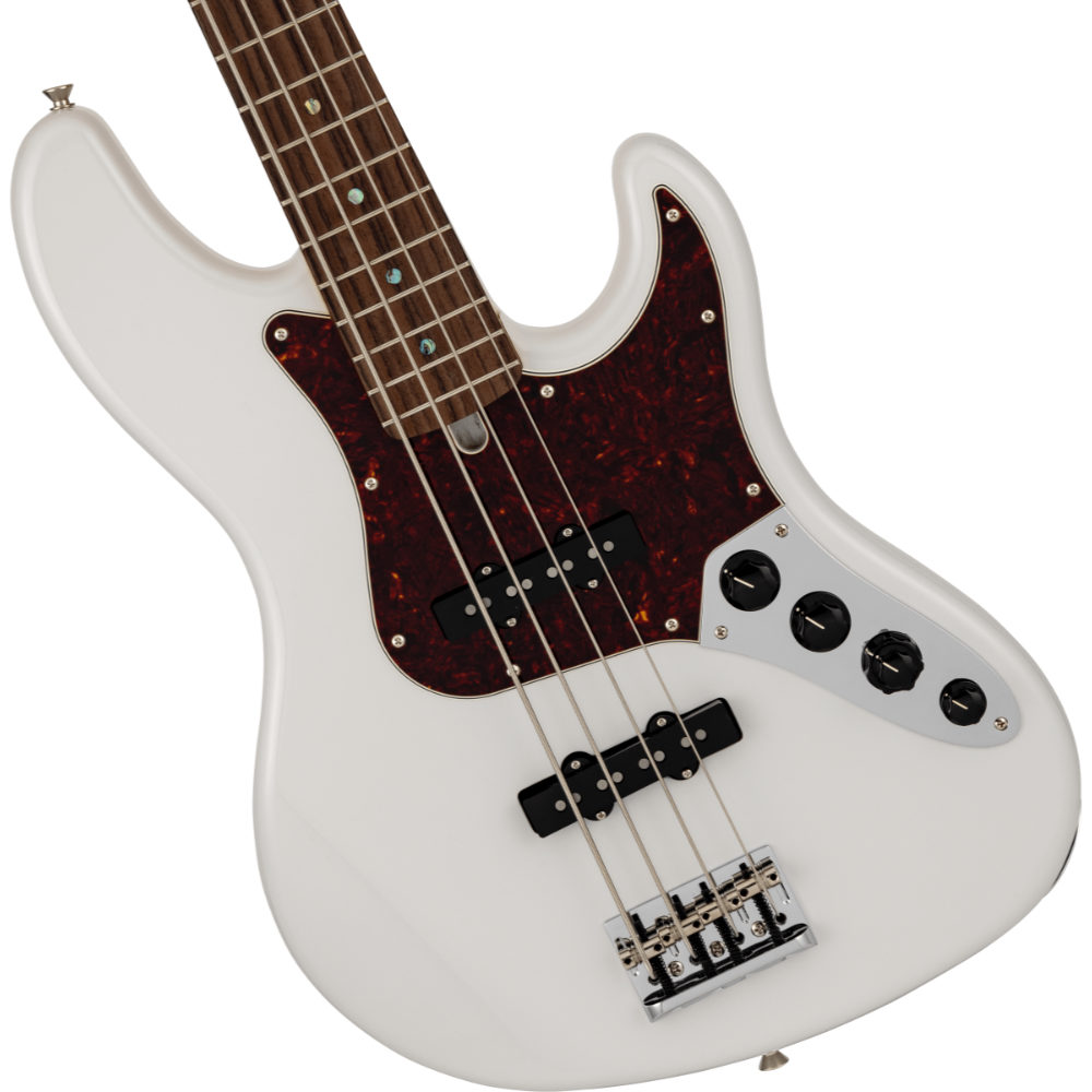 Fender フェンダー Made in Japan Limited Active Modern Jazz Bass RW Feather Gray エレキベース ジャズベース ボディ画像