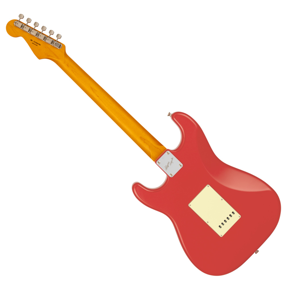 Fender フェンダー Limited Shigeru Suzuki Stratocaster RW Fiesta Red エレキギター ストラトキャスター バック画像