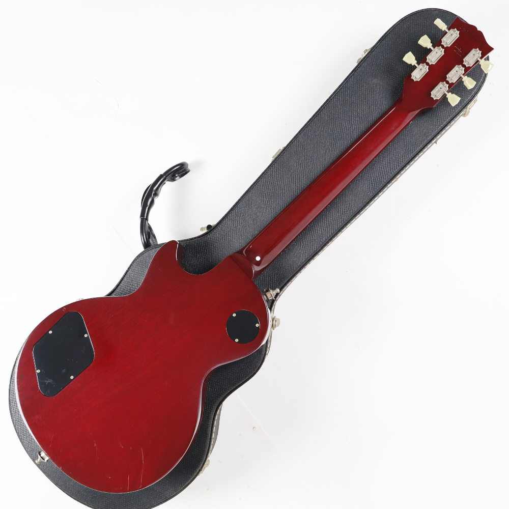 【中古】 エレキギター GIBSON Les Paul Studio Wine Red 2002年製 ケース取っ手破損あり ギブソン レスポール スタジオ ワインレッド ボディバック画像 