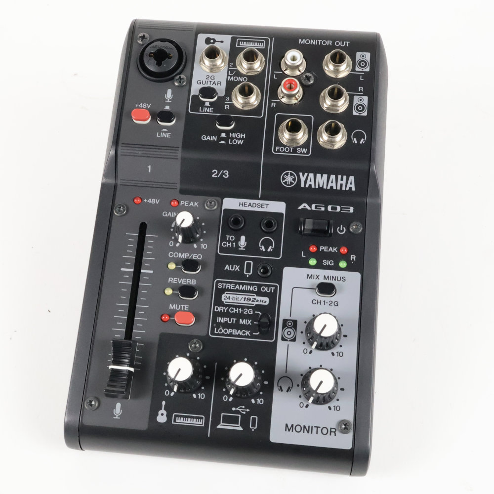 【中古】 ミキサー ヤマハ YAMAHA AG03 mk2 ライブストリーミングミキサー