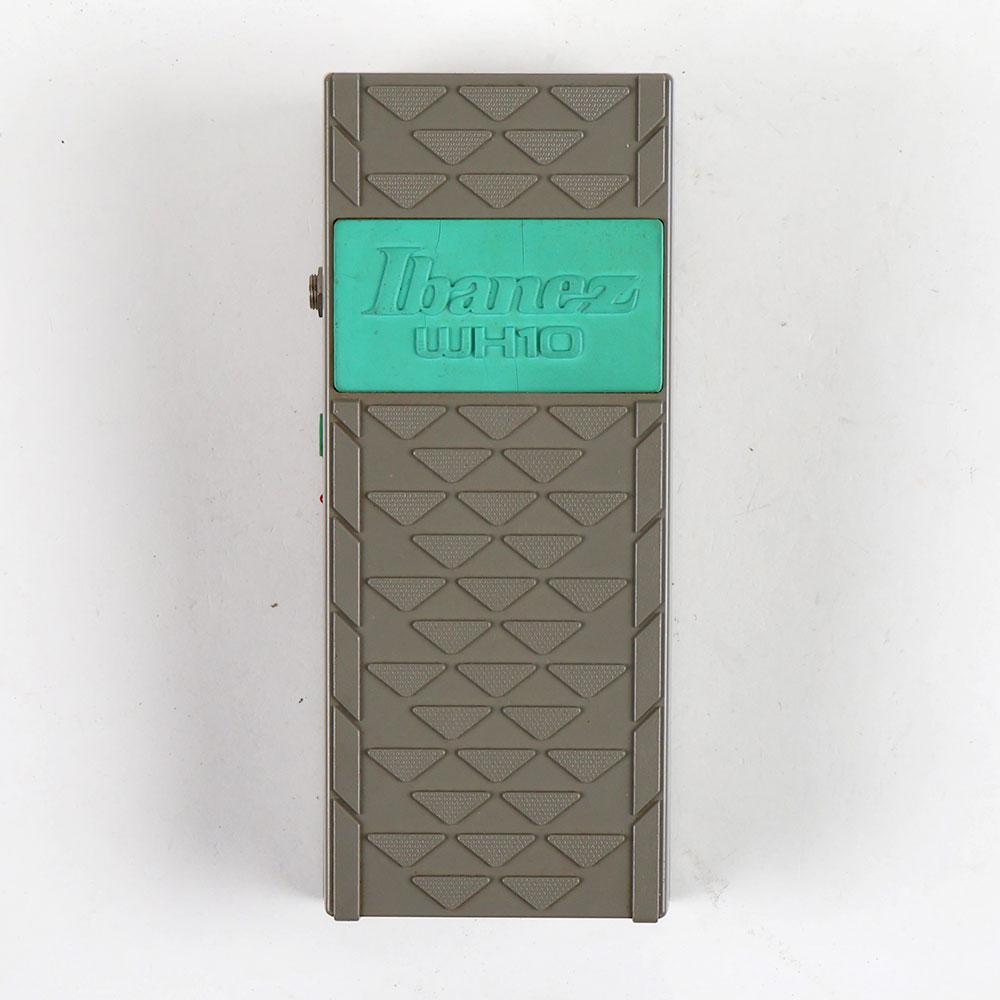 【中古】 ワウペダル エフェクター IBANEZ アイバニーズ WH10 V1 オリジナル 前期型 グレー ギターエフェクター 正面