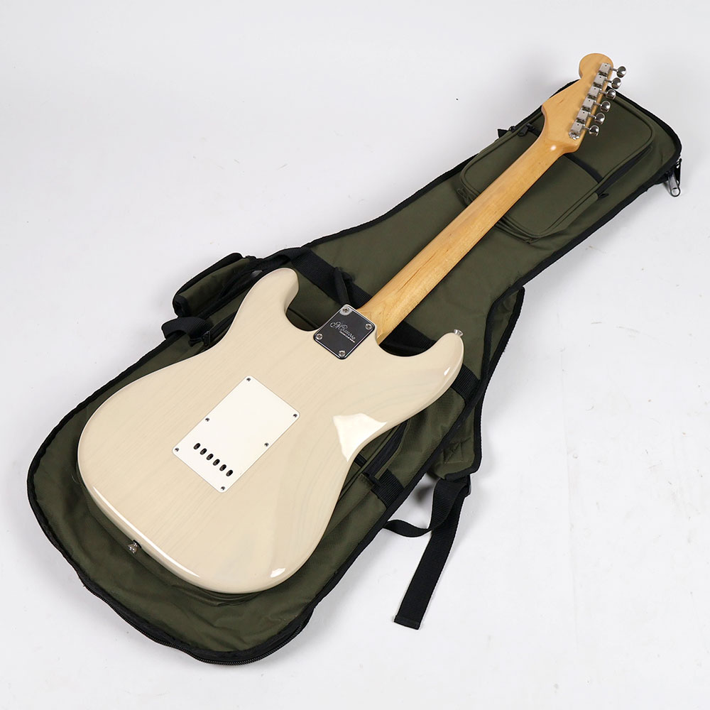 【中古】 エレキギター MOMOSE MST2-STD/NJ WBD モモセ STタイプ 3.38kg ライトアッシュボディー マダガスカルローズウッド指板 ホワイトブロンド 背面