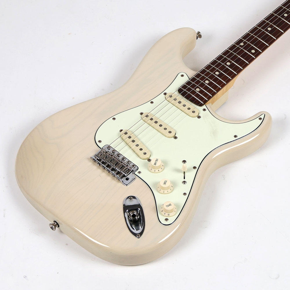 【中古】 エレキギター MOMOSE MST2-STD/NJ WBD モモセ STタイプ 3.38kg ライトアッシュボディー マダガスカルローズウッド指板 ホワイトブロンド ボディ