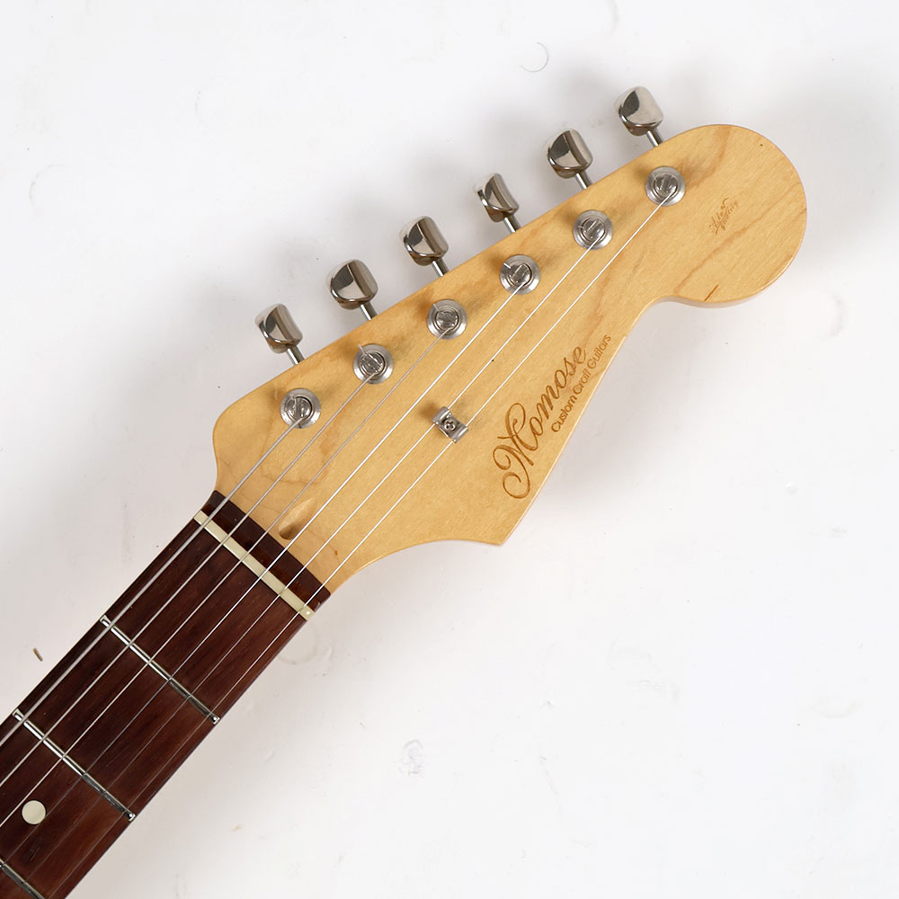 【中古】 エレキギター MOMOSE MST2-STD/NJ WBD モモセ STタイプ 3.38kg ライトアッシュボディー マダガスカルローズウッド指板 ホワイトブロンド ヘッド