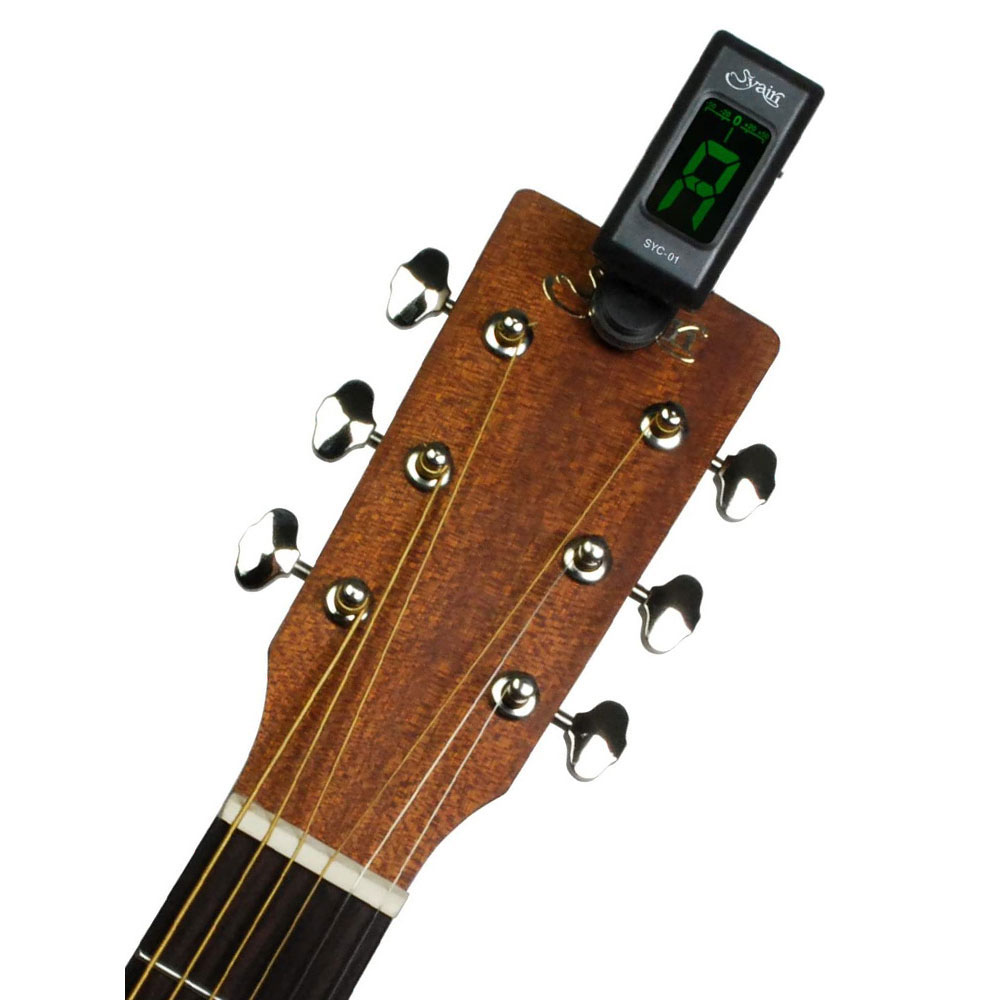クリップチューナー S.Yairi SYC-01 クロマチックチューナー ヤイリ 使用イメージ