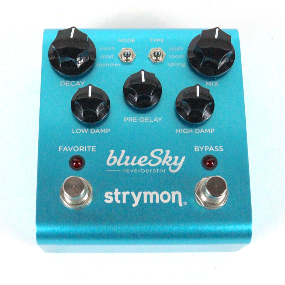 【中古】リバーブ strymon blueSky Gen1 リバーブ ストライモン ギターエフェクター 正面
