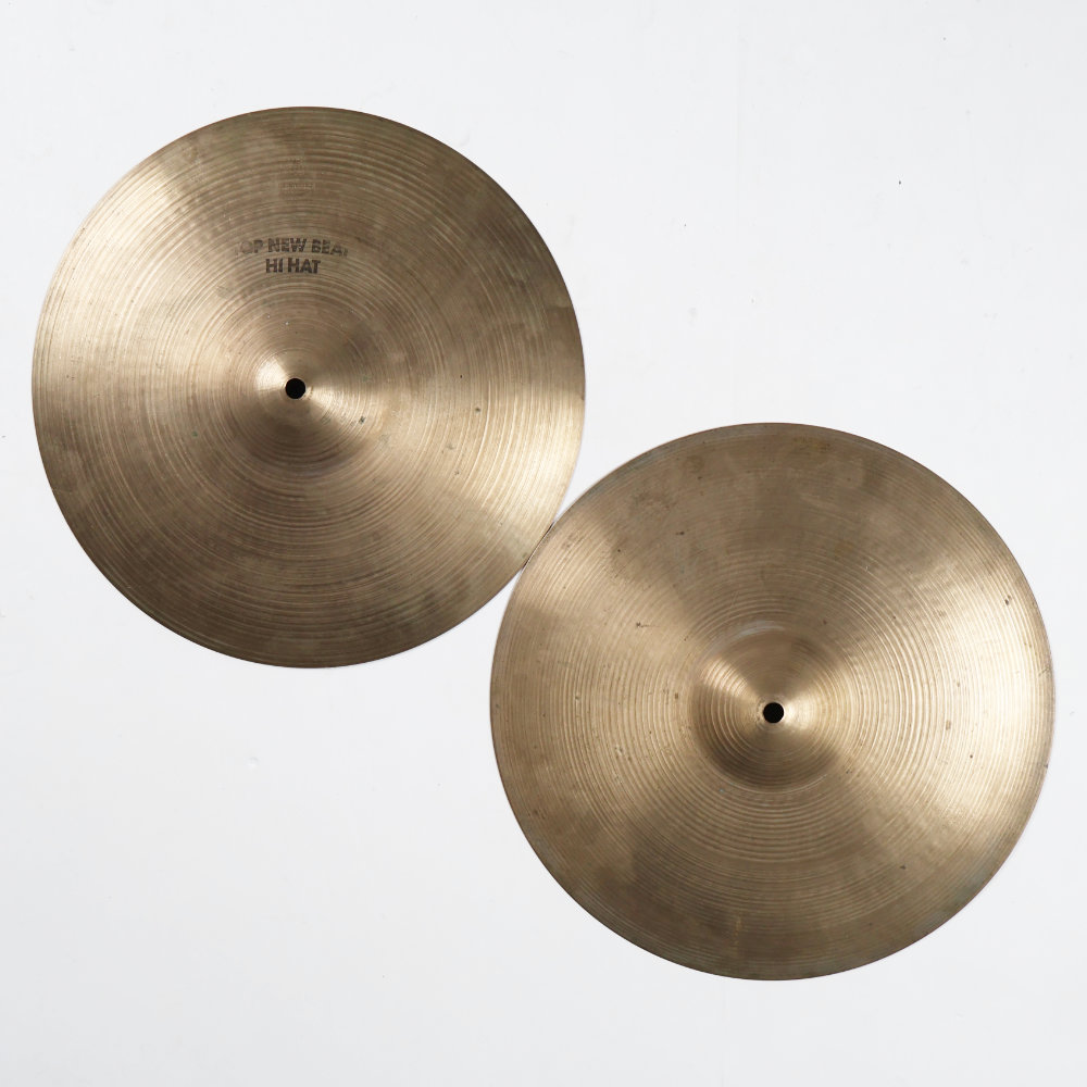 【中古】 ハイハットシンバル ジルジャン ZILDJIAN A Zildjian NEW BEAT HIHAT Pair 14インチ ペア 70s〜80s ビンテージシンバル